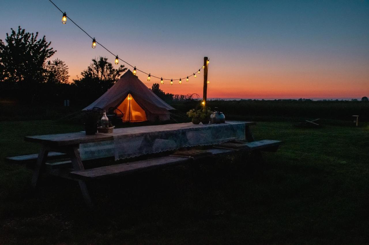 Smuk Lytse Bell Tent Echtenerbrug Exteriér fotografie