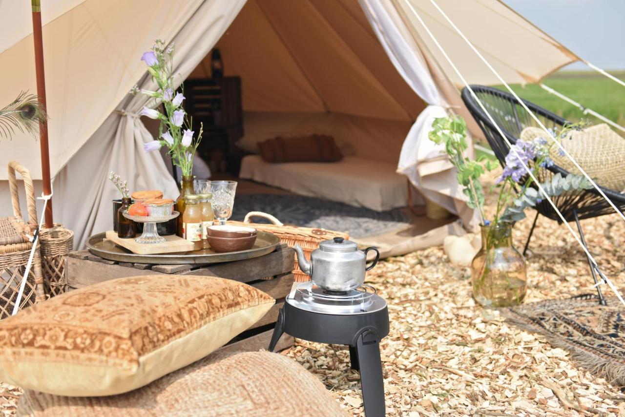 Smuk Lytse Bell Tent Echtenerbrug Exteriér fotografie