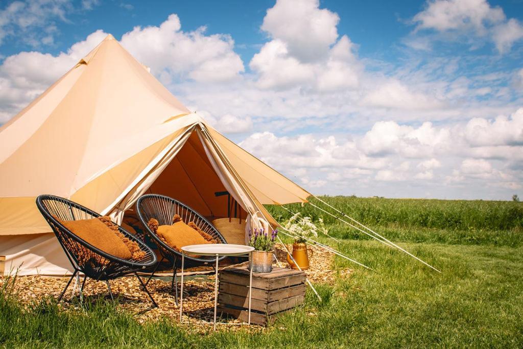 Smuk Lytse Bell Tent Echtenerbrug Exteriér fotografie