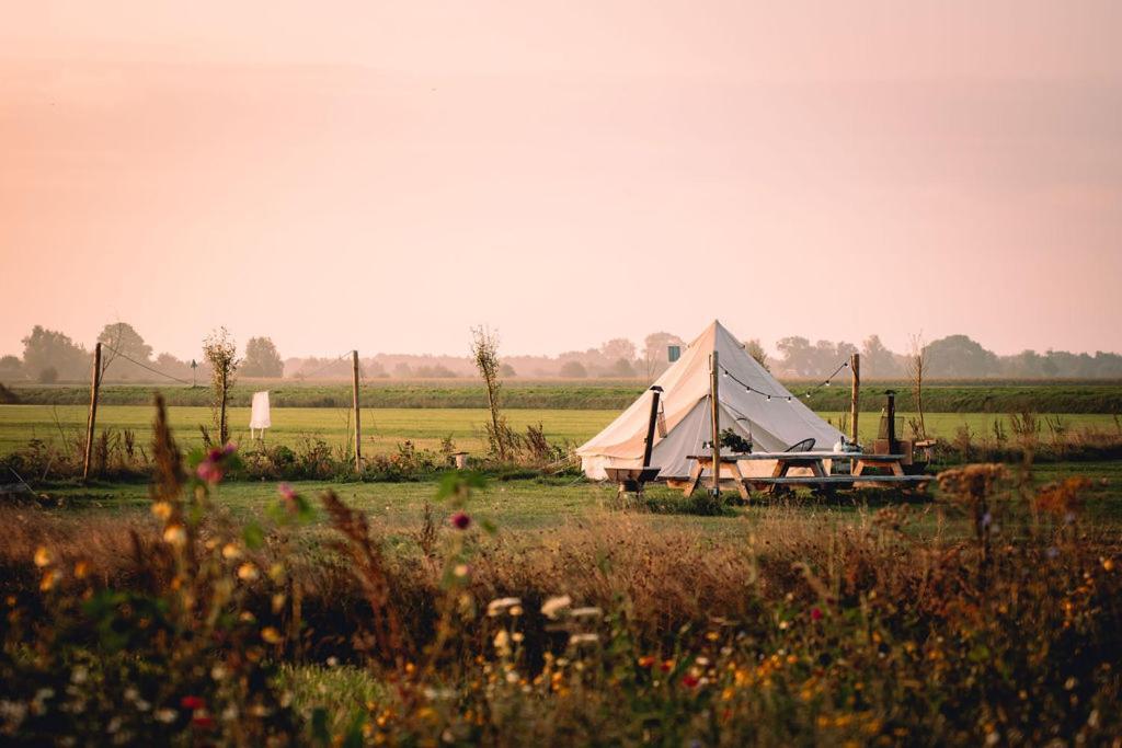 Smuk Lytse Bell Tent Echtenerbrug Exteriér fotografie