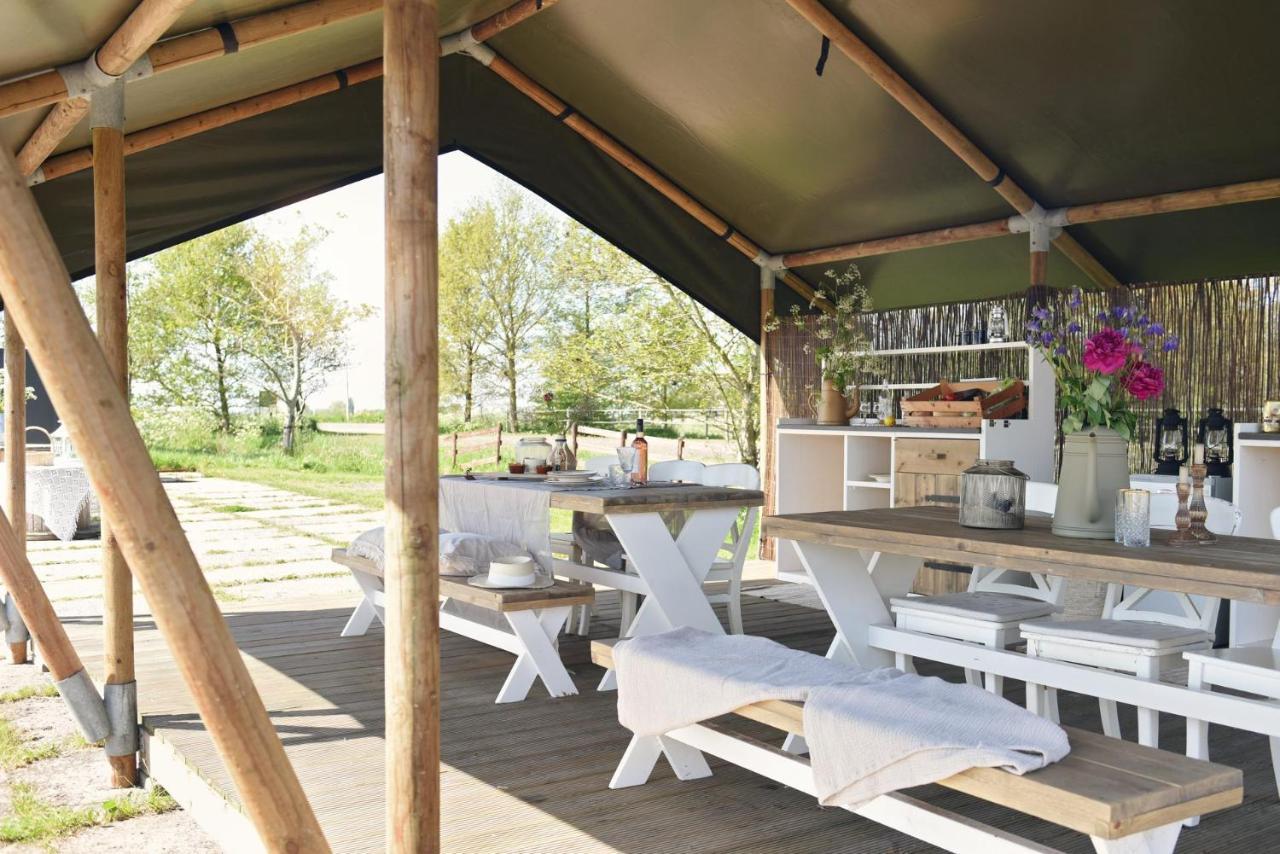 Smuk Lytse Bell Tent Echtenerbrug Exteriér fotografie